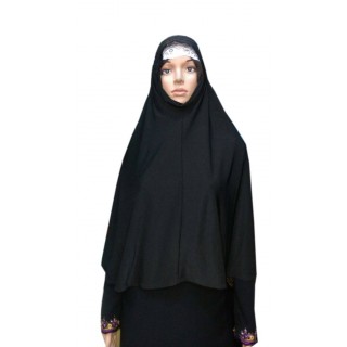 Jumbo Prayer Hijab Mini-Black 